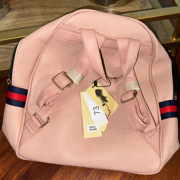 Backpack Purses in Blush Pink, Gray Blue, or Black Red, New with Tag - Picture 5 of 15